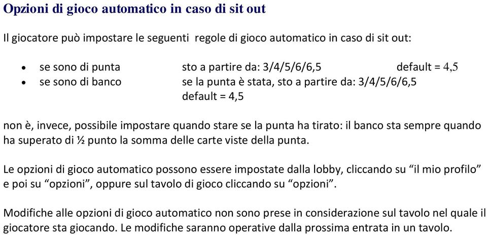 punto la somma delle carte viste della punta.