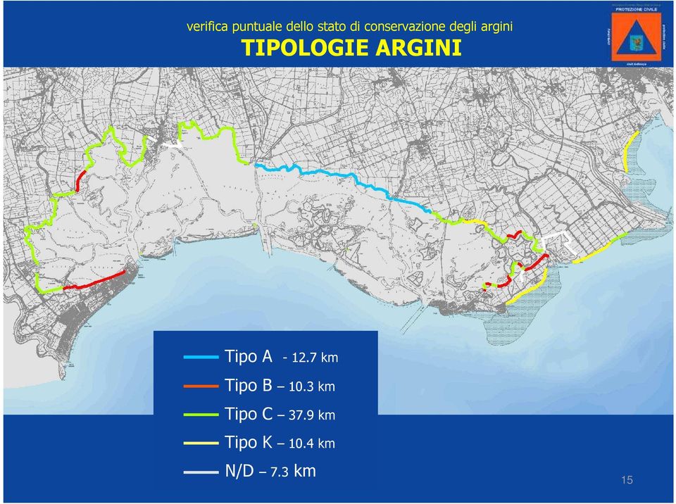 ARGINI Tipo A - 12.7 km Lignano Tipo B 10.