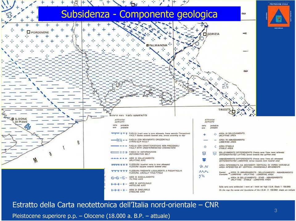 Italia nord-orientale CNR Pleistocene