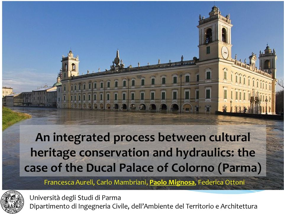 Ducal Palace of Colorno (Parma) Francesca