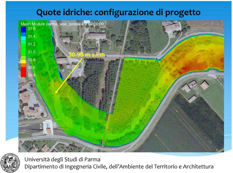 progetto 30.90 m s.l.