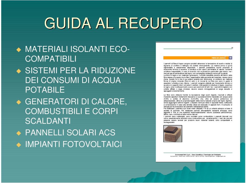 DI ACQUA POTABILE GENERATORI DI CALORE,