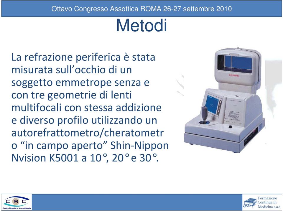 con stessa addizione e diverso profilo utilizzando un