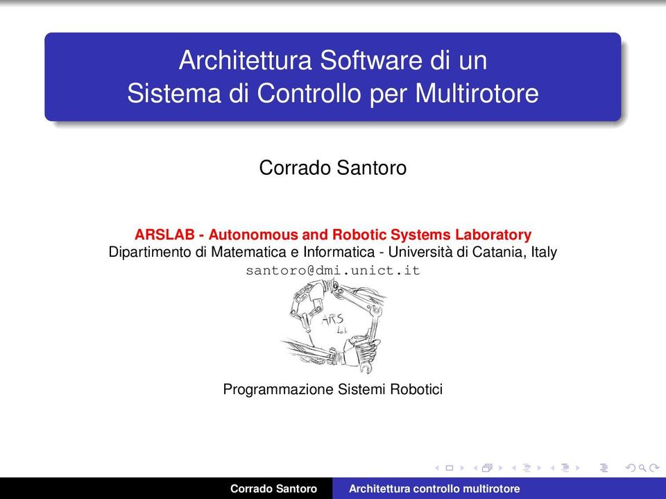 Laboratory Dipartimento di Matematica e Informatica -