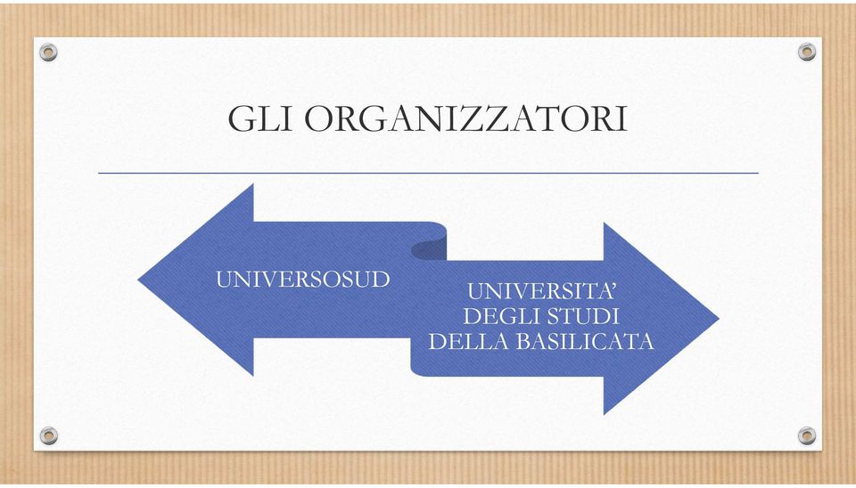 UNIVERSITA DEGLI