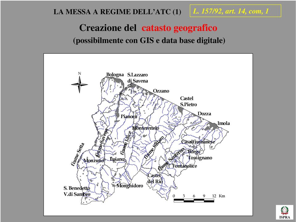 Lazzaro di Savena fiume Setta S. Benedetto V.