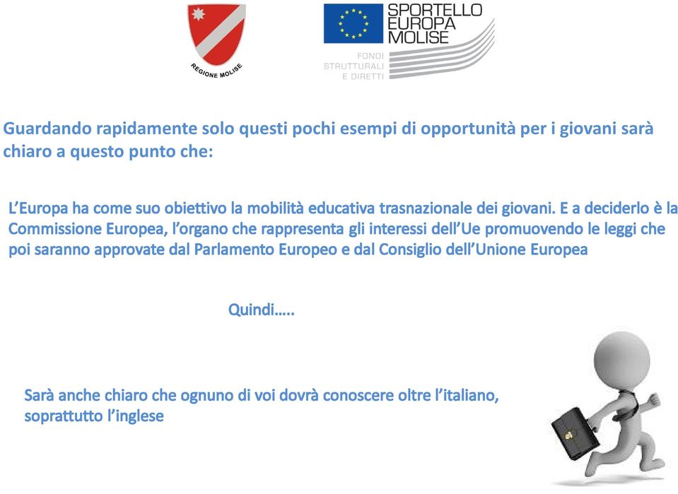 opportunità per i giovani