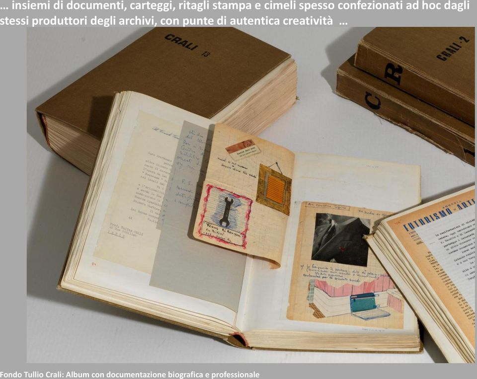archivi, con punte di autentica creatività Fondo Tullio