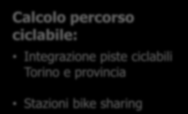 Integrazione piste ciclabili Torino e provincia Stazioni bike sharing