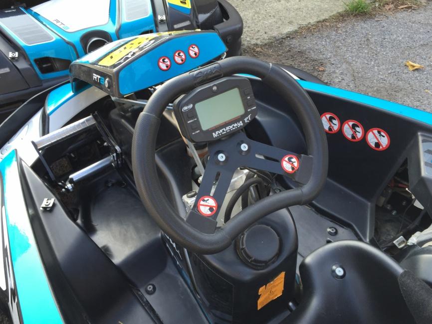 Kart SODI RT8 con motore a 4 tempi da 390cc.