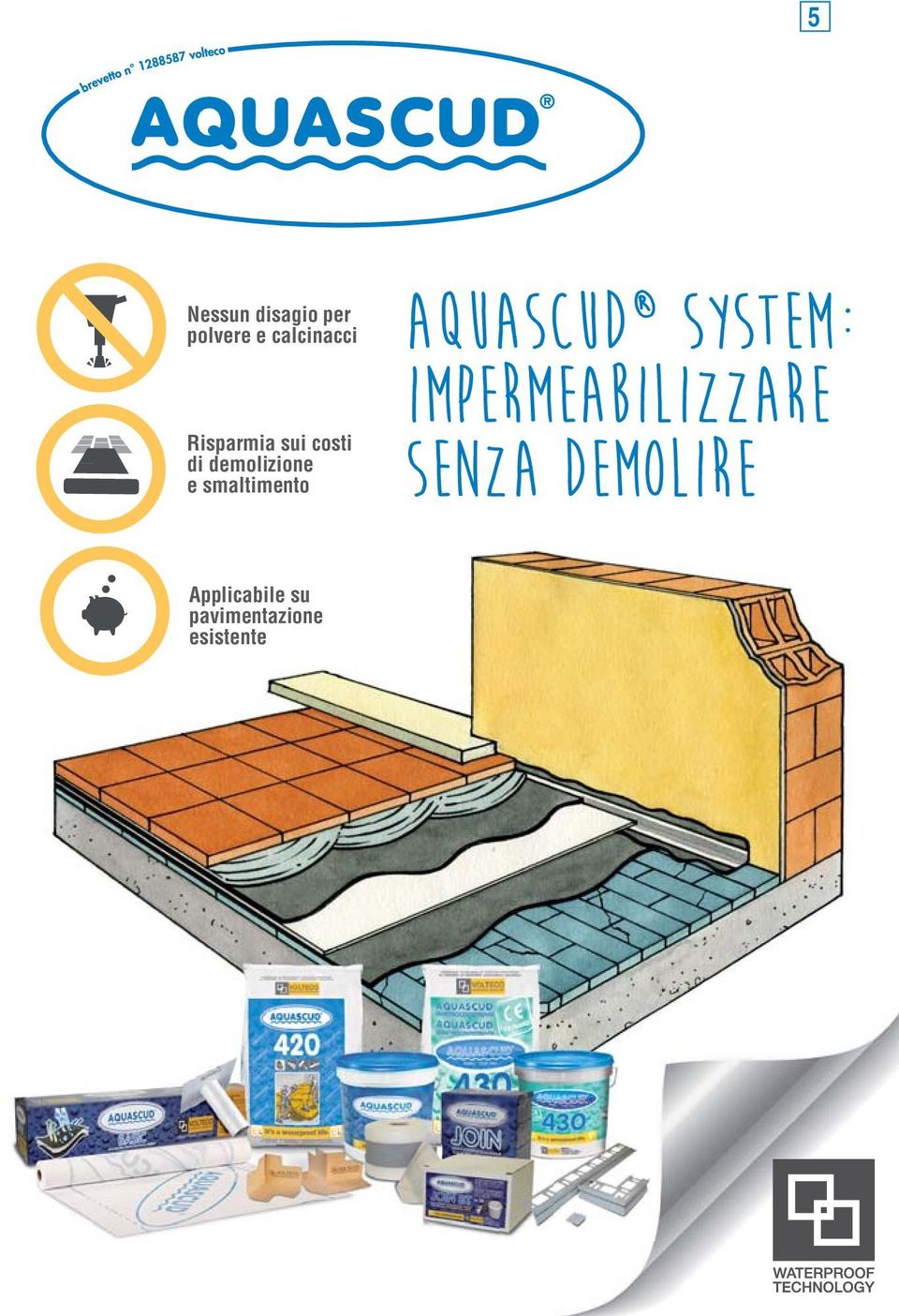 smaltimento AQUASCUD SYSTEM: