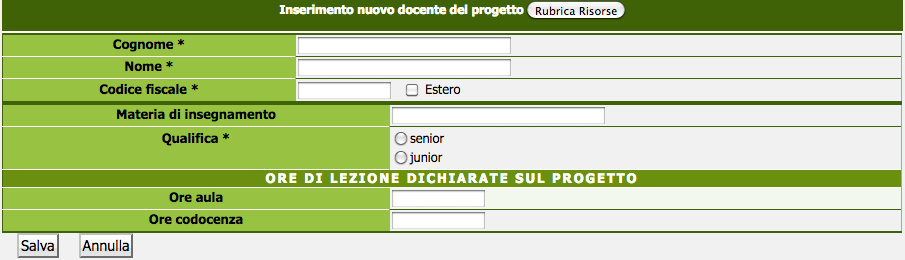 Una volta inseriti e confermati i dati del tirocinio transnazionale tramite il pulsante Indennità.