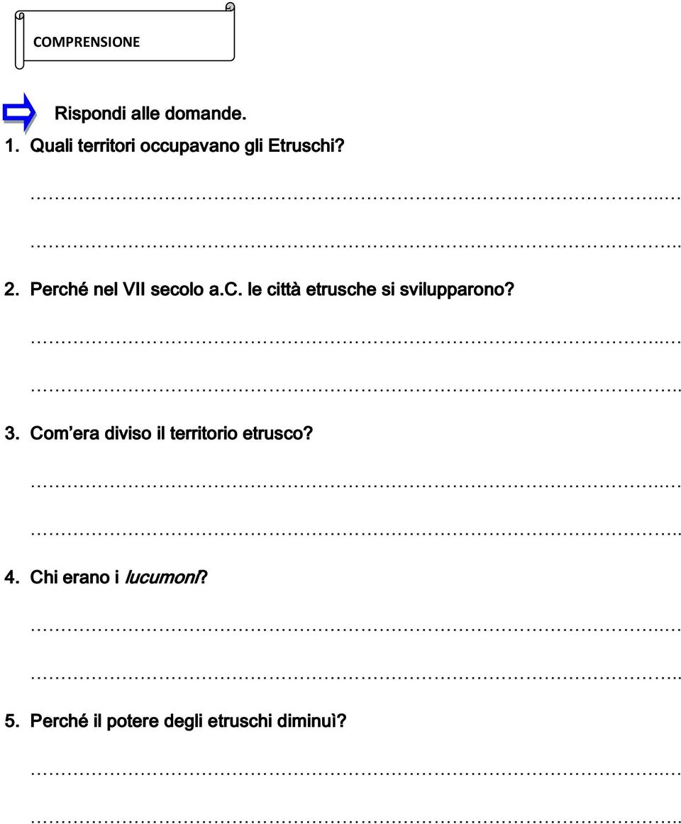 Perché nel VII secolo a.c. le città etrusche si svilupparono? 3.