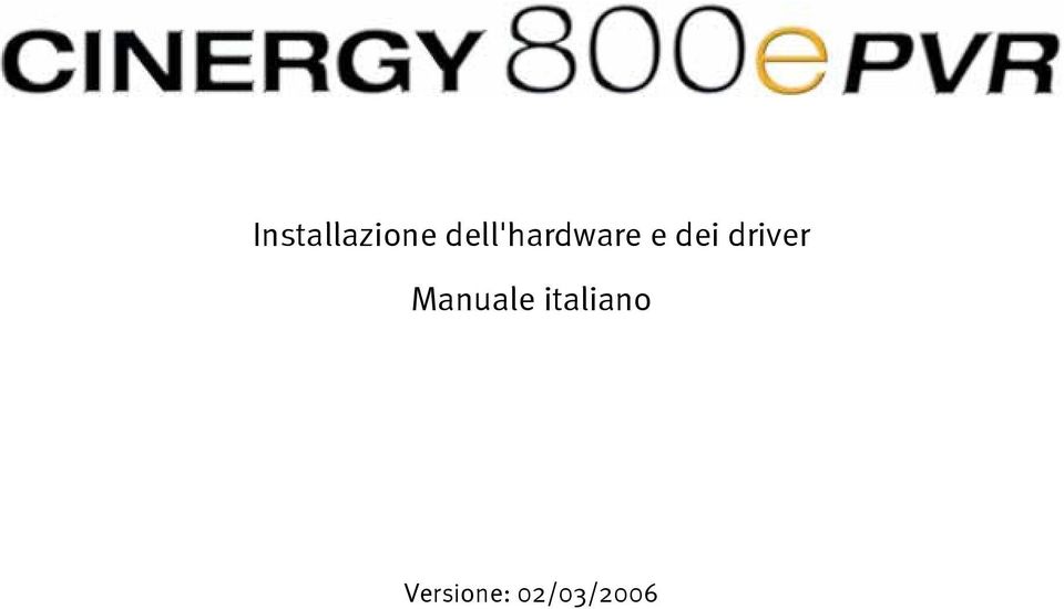 driver Manuale