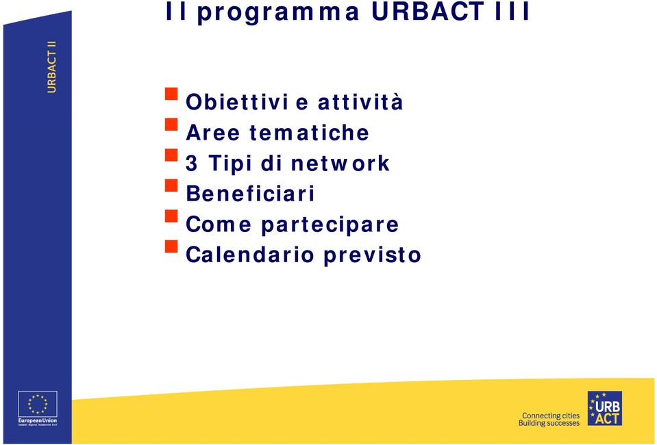 tematiche 3 Tipi di network