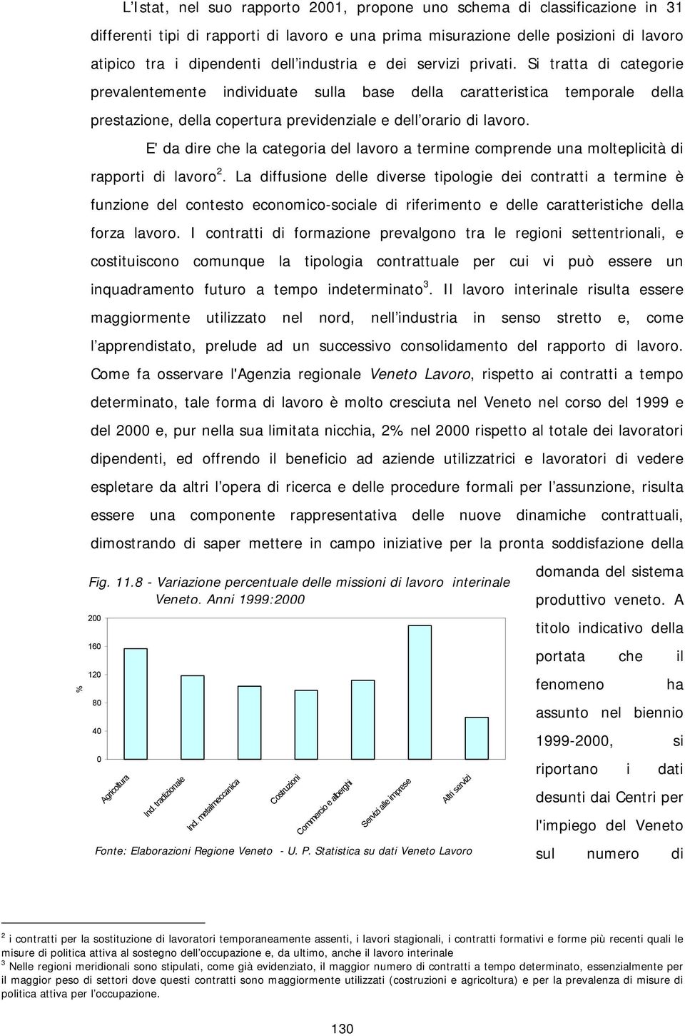 E' da dire che la categoria del lavoro a termine comprende una molteplicità di rapporti di lavoro 2.