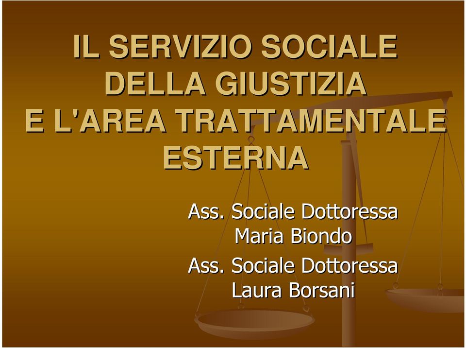 Sociale Dottoressa Maria Biondo Ass.