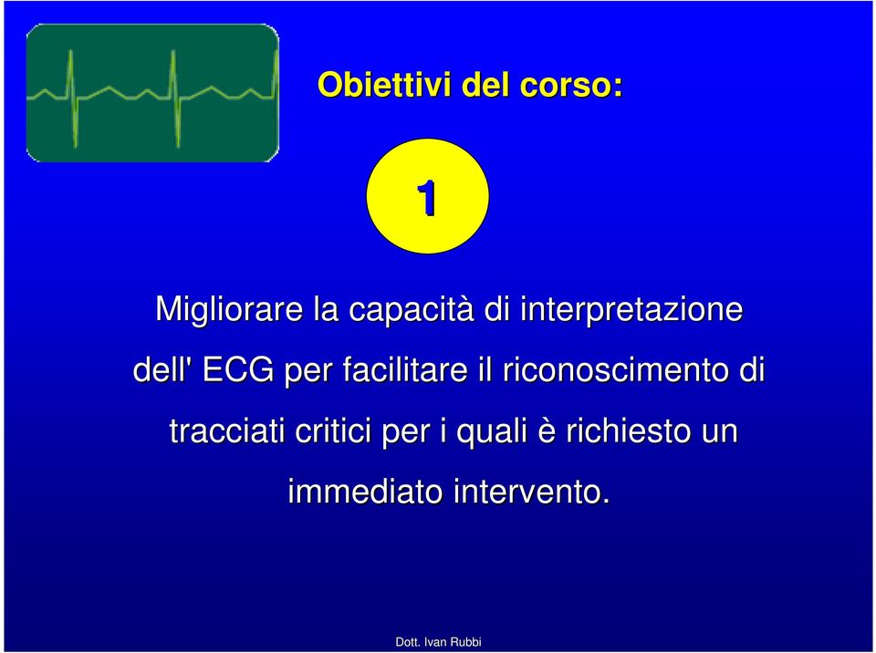 facilitare il riconoscimento di tracciati