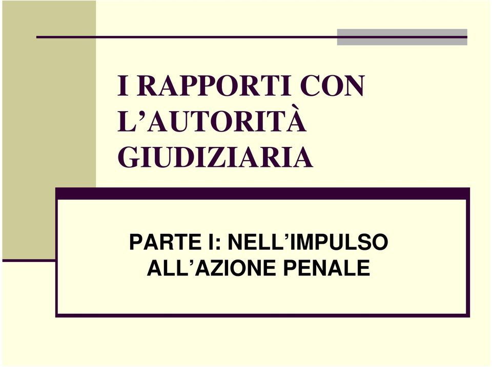 GIUDIZIARIA PARTE