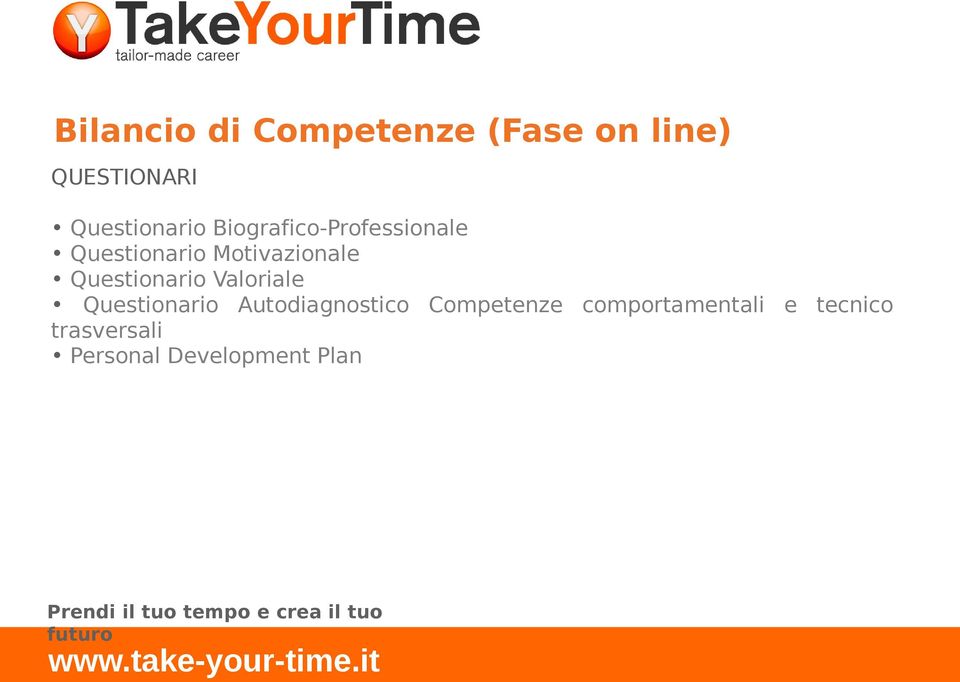 Questionario Autodiagnostico Competenze