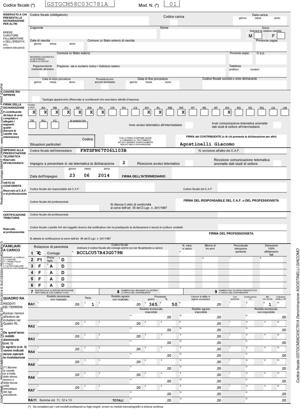 residente all estero Comune (o Stato estero) di nascita Frazione, via e numero civico / Indirizzo estero carica Data carica giorno giorno mese mese anno anno Comune (o Stato estero) Provincia (sigla)