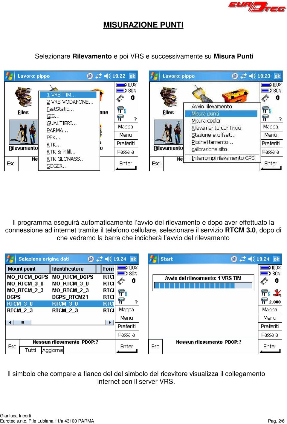 servizio RTCM 3.