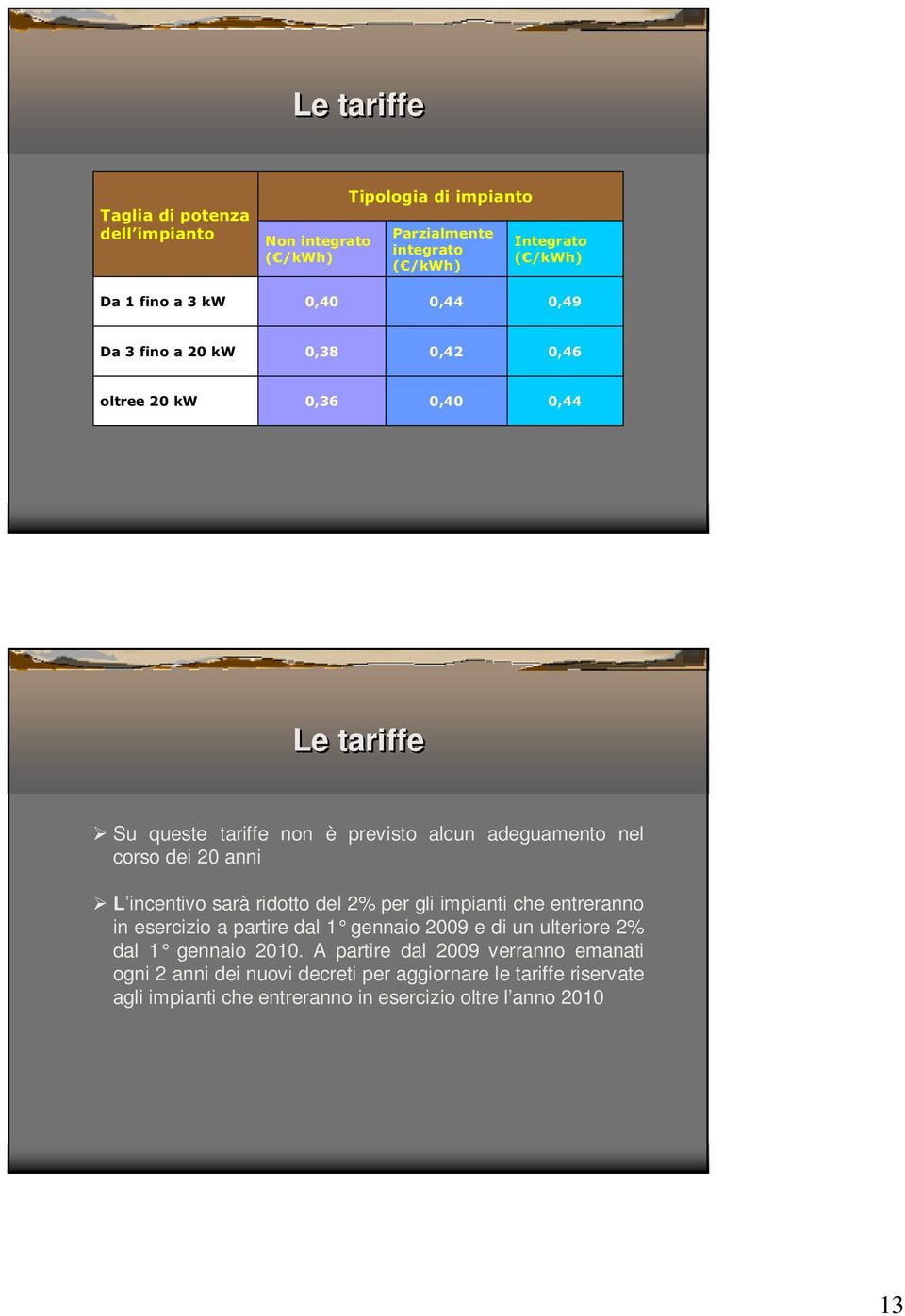 2009 e di un ulteriore 2% dal 1 gennaio 2010.