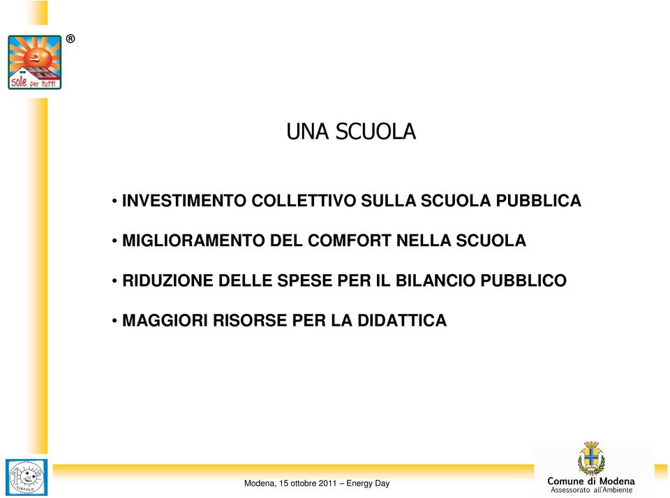 NELLA SCUOLA RIDUZIONE DELLE SPESE PER IL