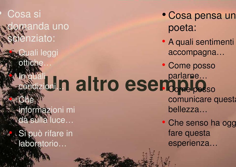 pensa un poeta: A quali sentimenti accompagna Come posso parlarne Come posso