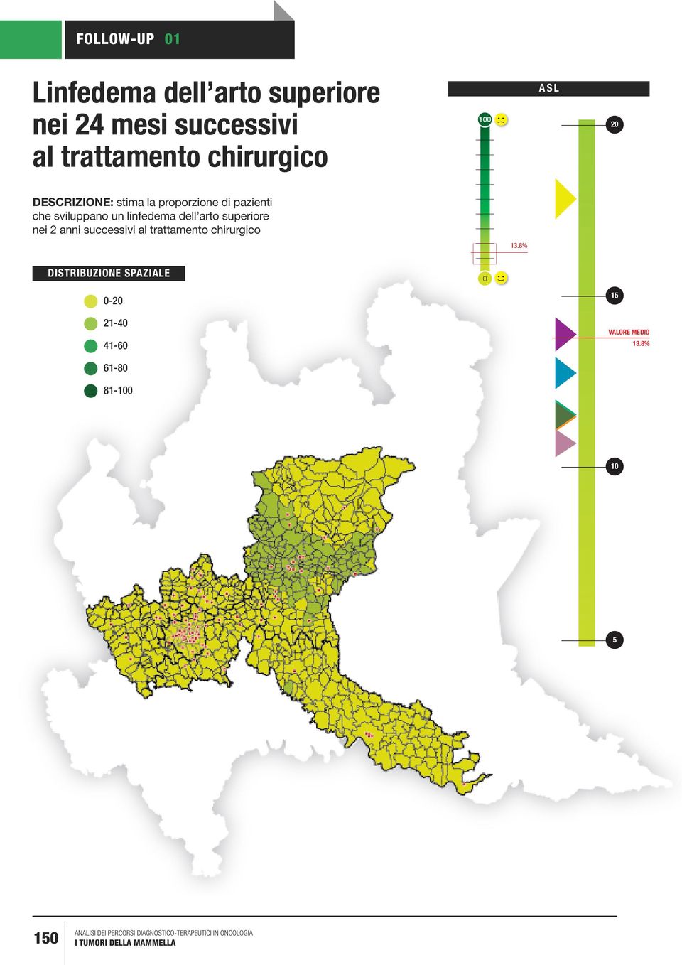 un linfedema dell arto superiore nei 2 anni successivi al trattamento chirurgico 13.