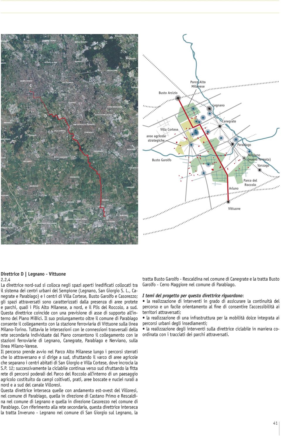 STEFANO TICINO D VITTUONE SEDRIANO ERNATE TICINO BAR CORBETTA Direttrice D - Vittuone 2.2.4 il sistema dei centri urbani del Sempione (, San Giorgio S. L.