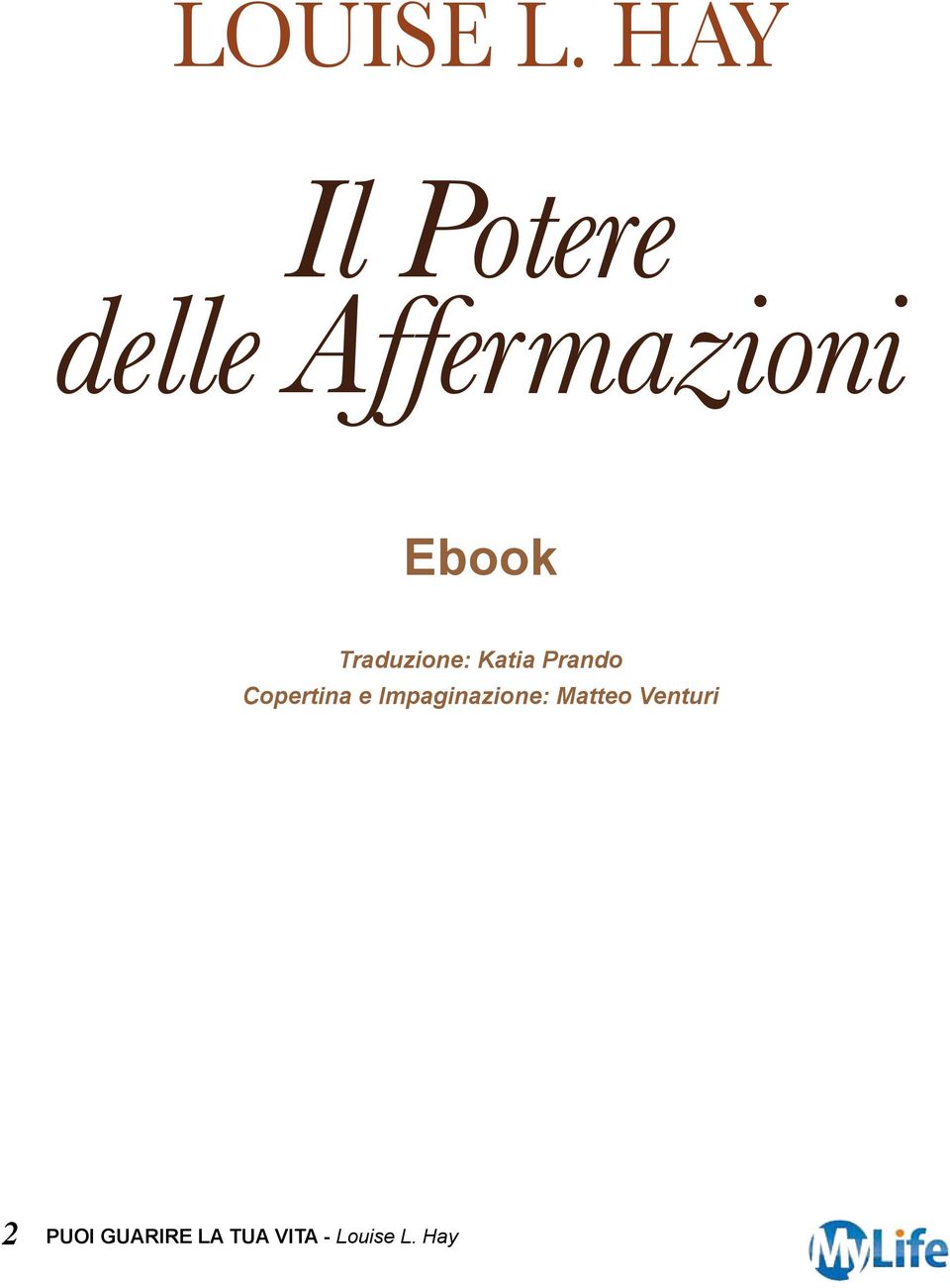 Affermazioni Ebook