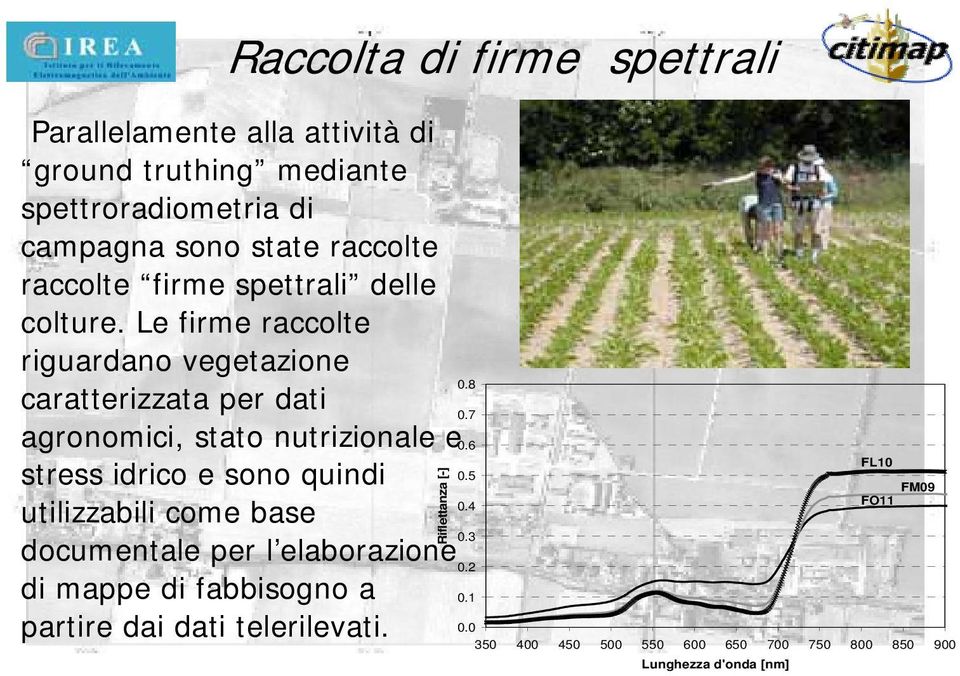 7 agronomici, stato nutrizionale e 0.6 stress idrico e sono quindi 0.5 0.4 utilizzabili come base 0.3 documentale per l elaborazione 0.