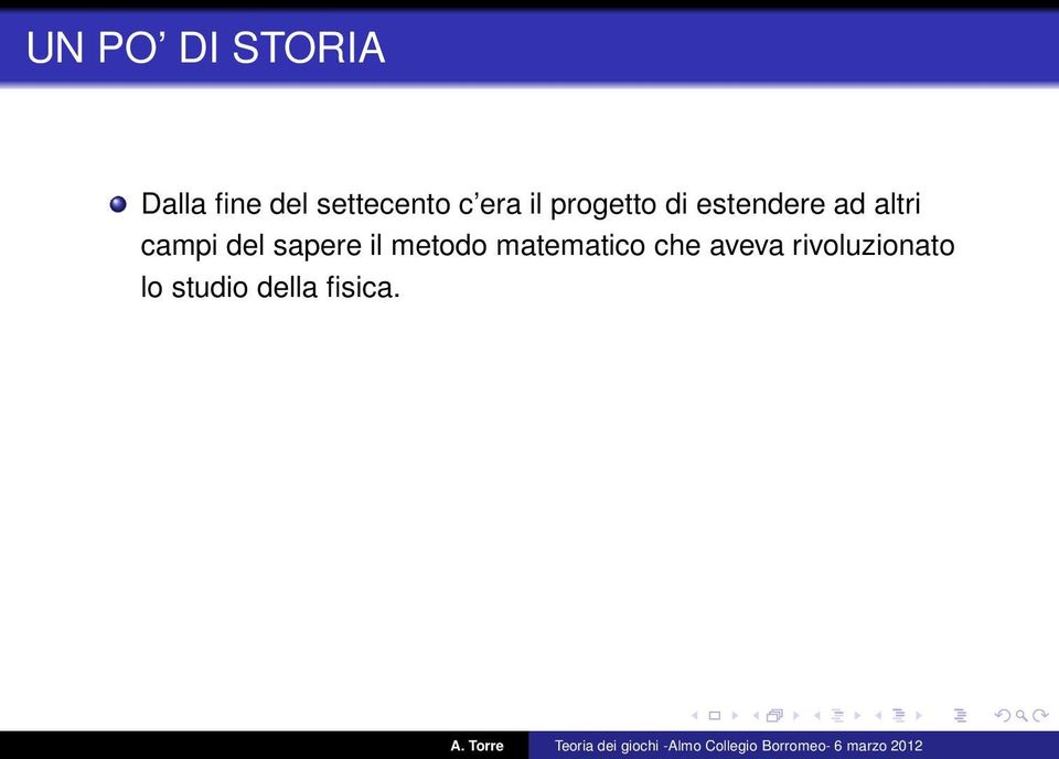 campi del sapere il metodo matematico che