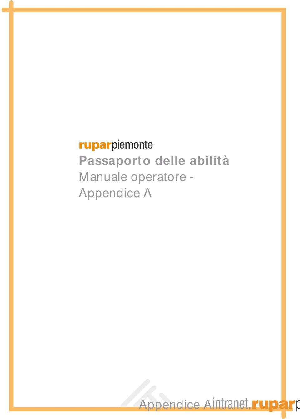 operatore - Appendice A