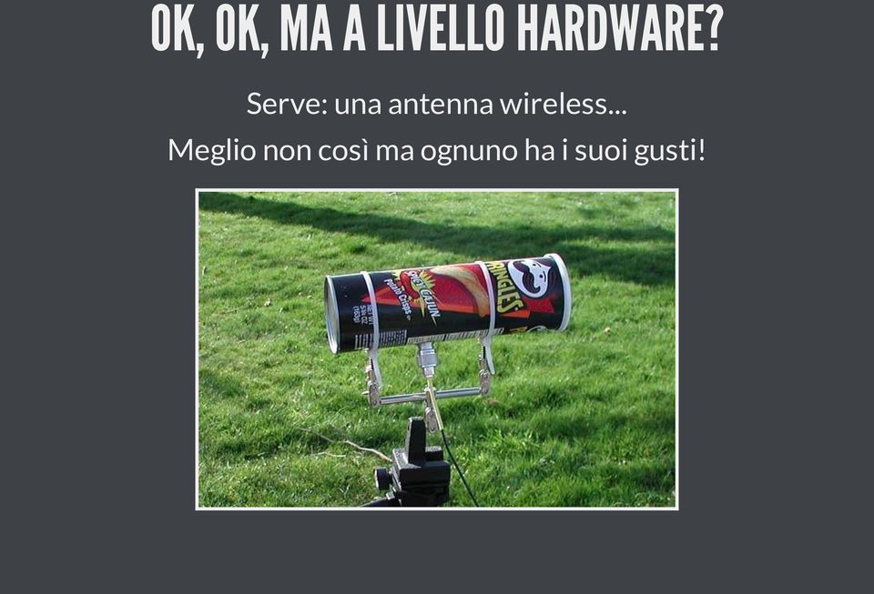 Serve: una antenna