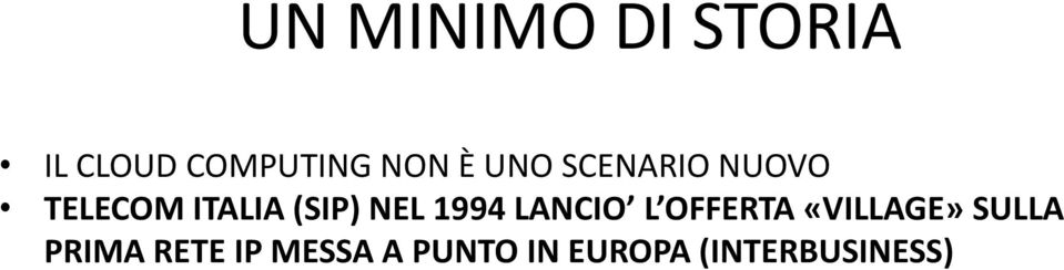 1994 LANCIO L OFFERTA «VILLAGE» SULLA PRIMA