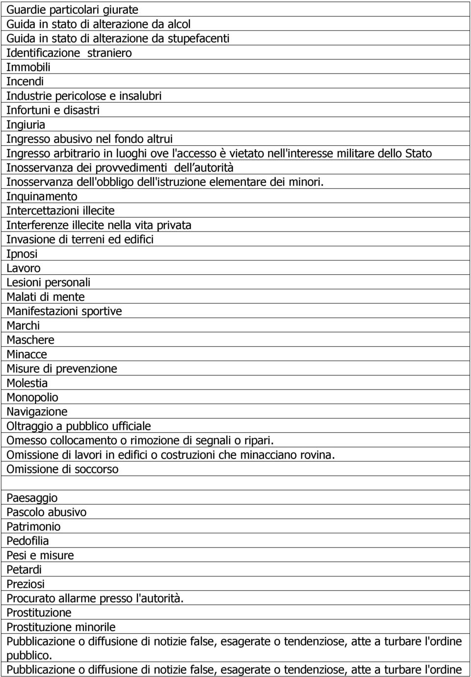 Inosservanza dell'obbligo dell'istruzione elementare dei minori.