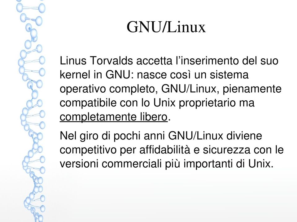 proprietario ma completamente libero.