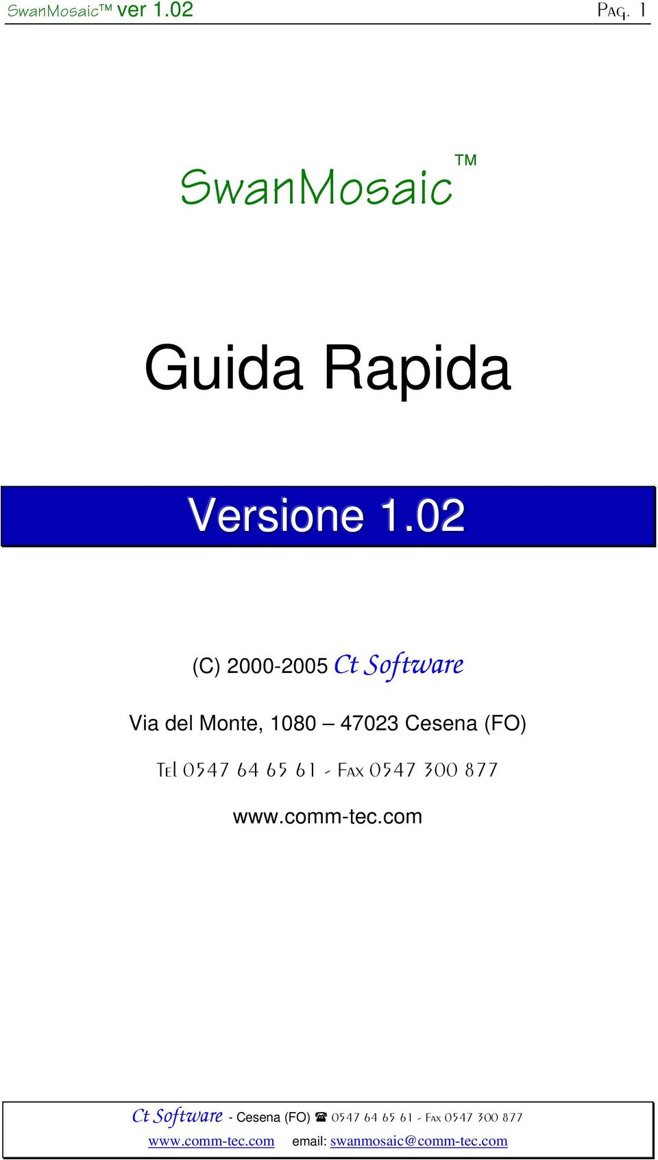 02 (C) 2000-2005 Ct Software Via del