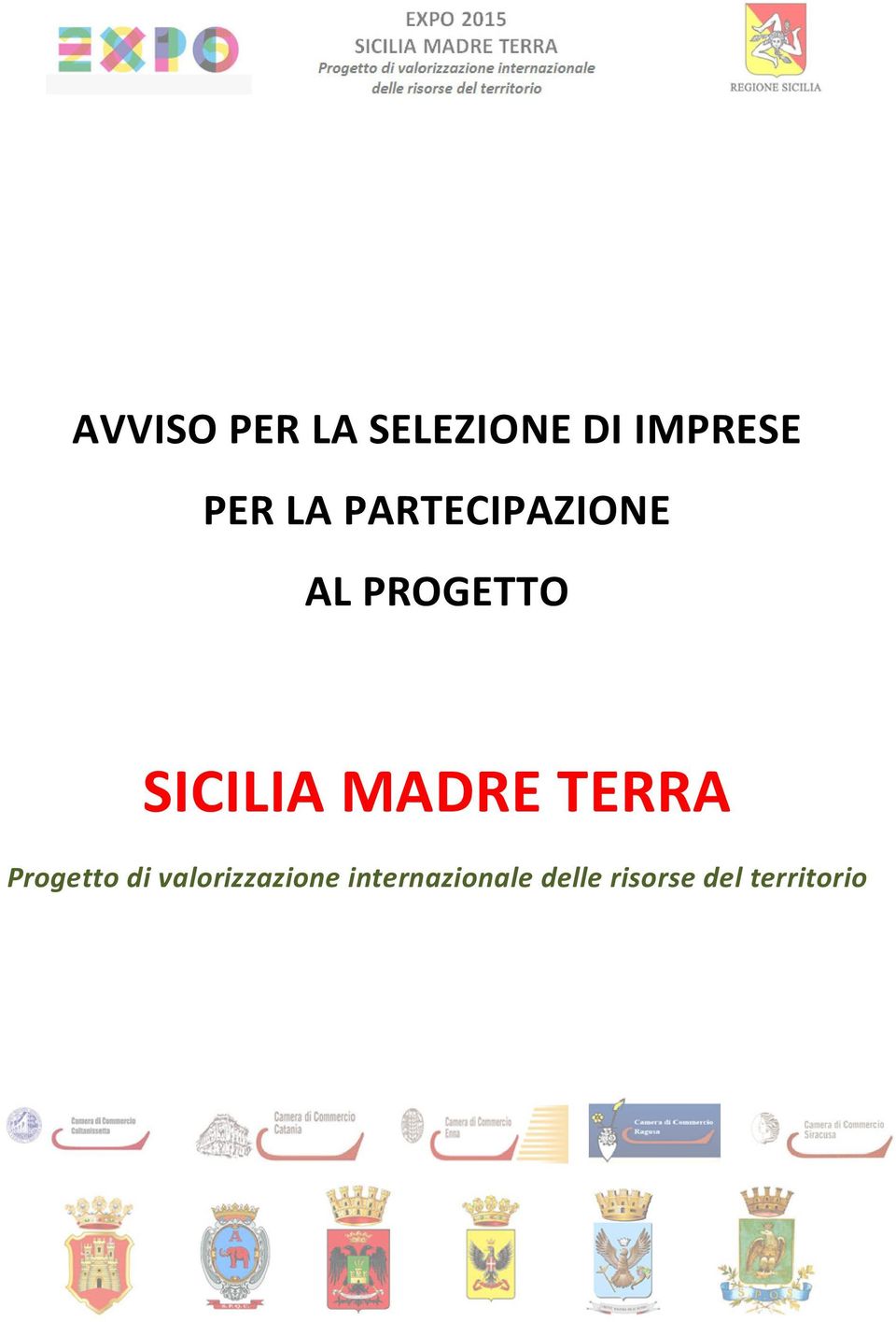 MADRE TERRA Progetto di valorizzazione