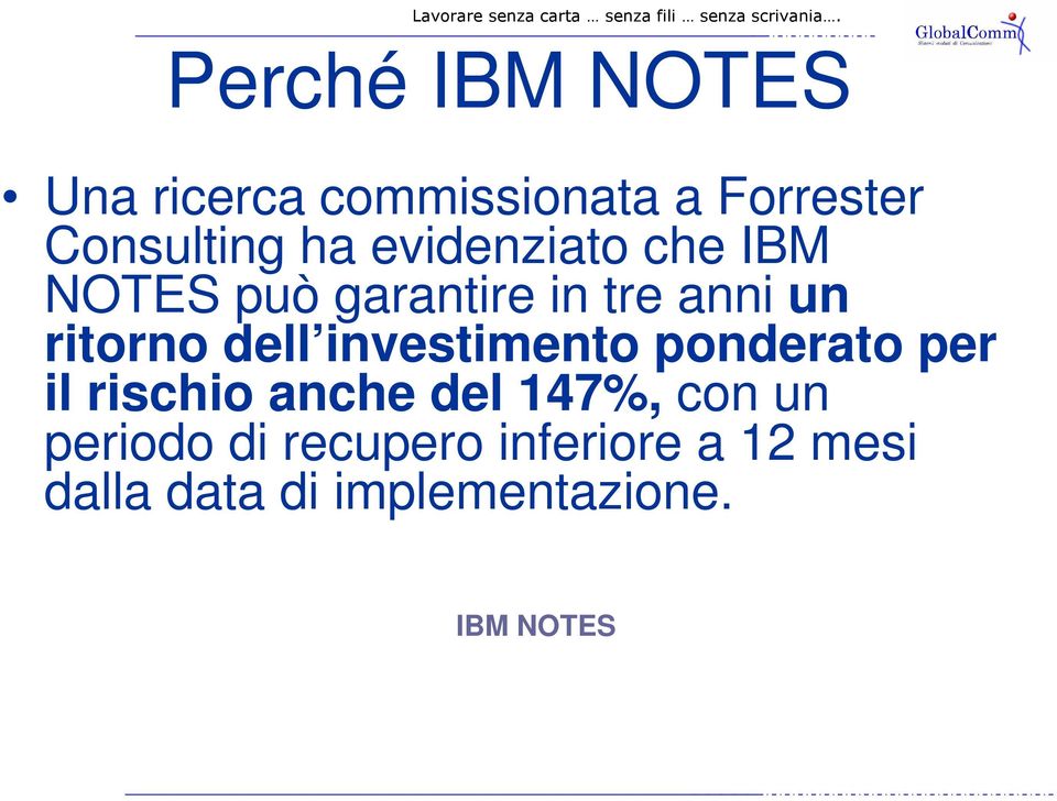 investimento ponderato per il rischio anche del 147%, con un periodo