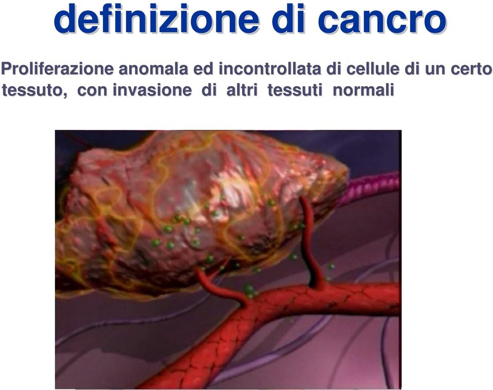 incontrollata di cellule di un