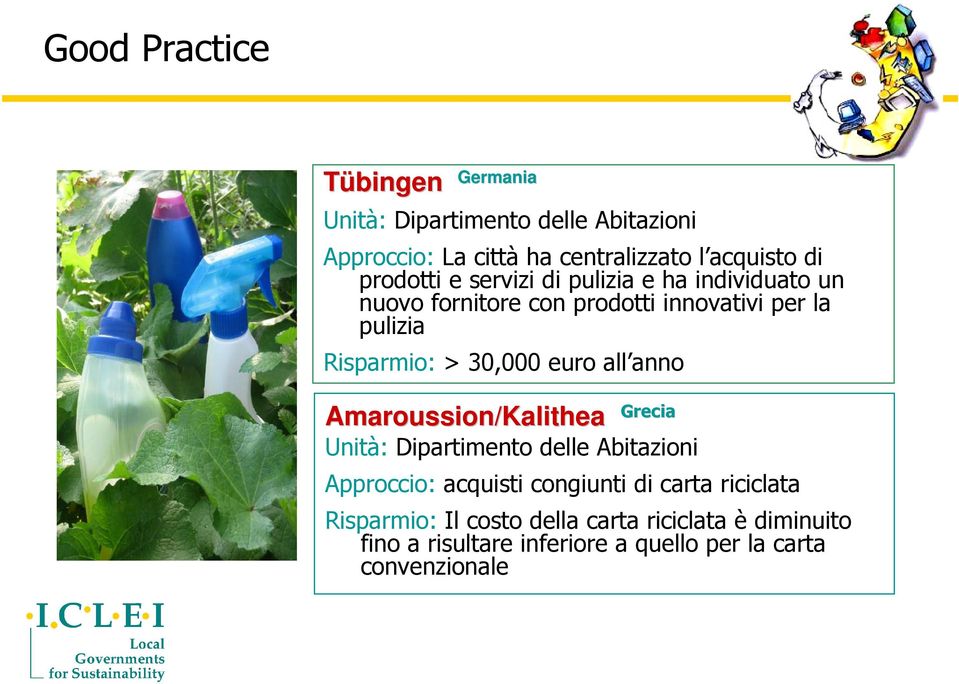 30,000 euro all anno Amaroussion/Kalithea Grecia Unità: Dipartimento delle Abitazioni Approccio: acquisti congiunti di