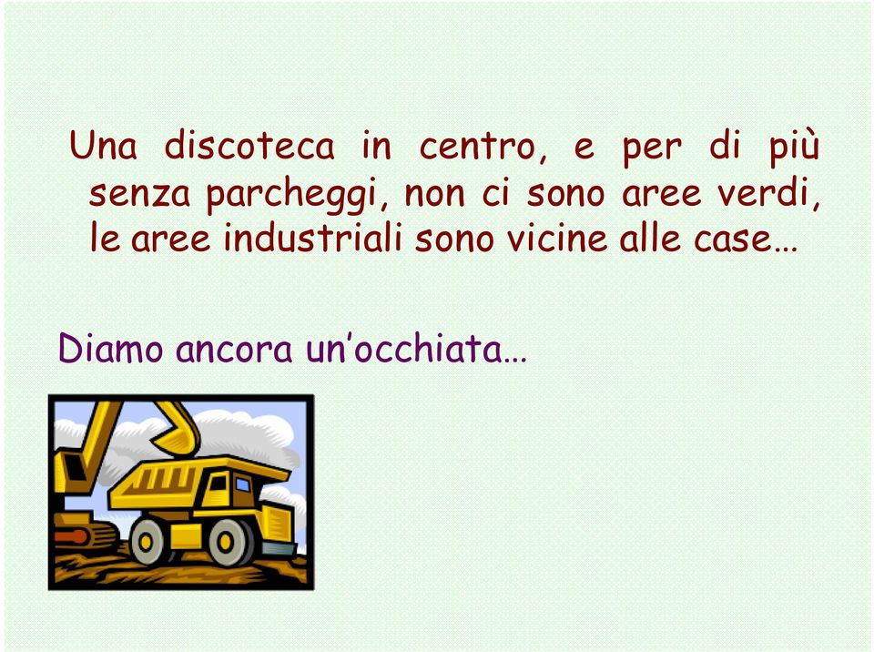 aree verdi, le aree industriali sono