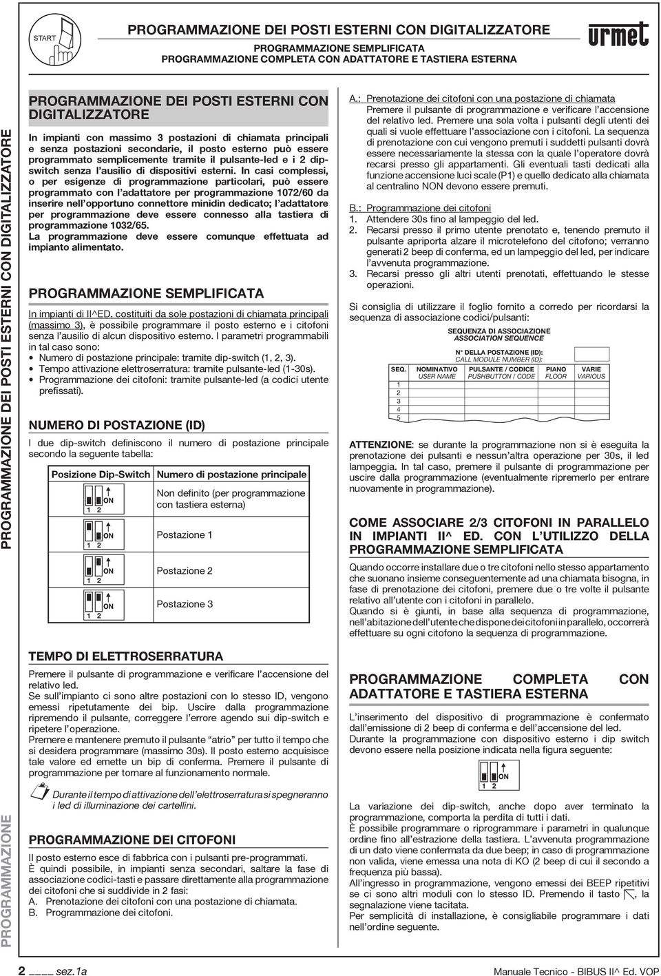 In casi complessi, o per esigenze di programmazione particolari, può essere programmato con l adattatore per programmazione 1072/60 da inserire nell opportuno connettore minidin dedicato; l