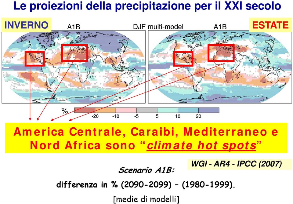 diminuirà probabilmente nelle aree subtropicali.