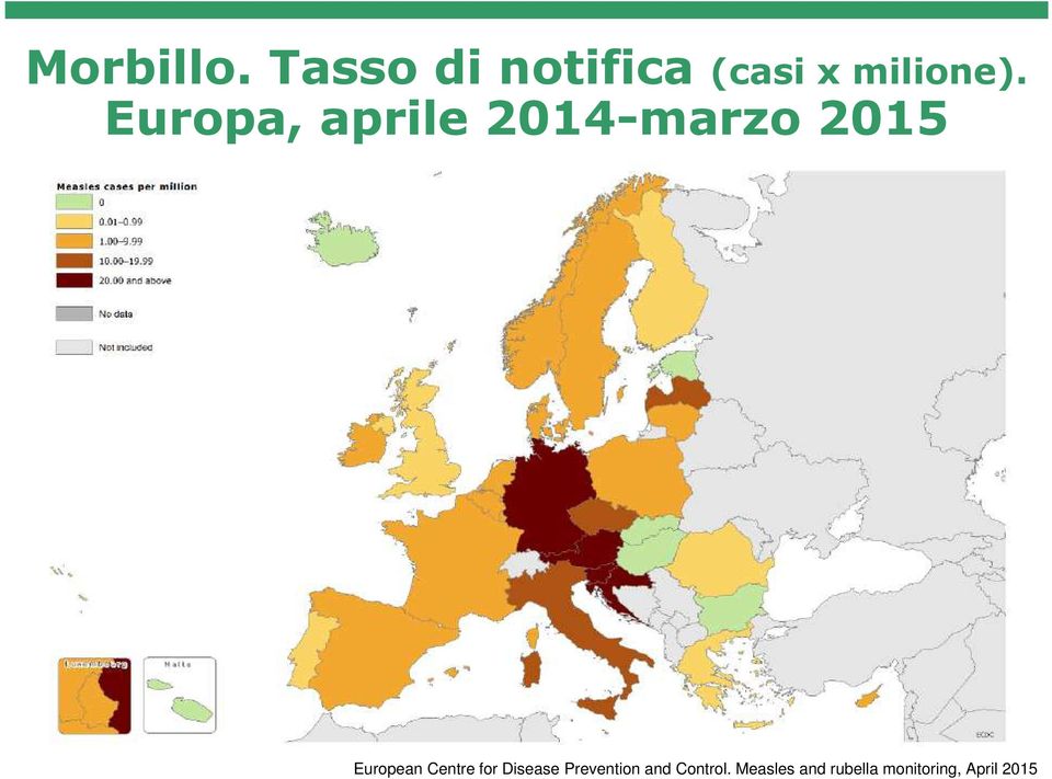 Europa, aprile 2014-marzo 2015 European