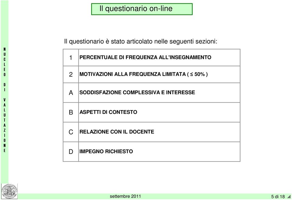 sezioni: 1 2 PR FRQ 'SGM M FRQ M (