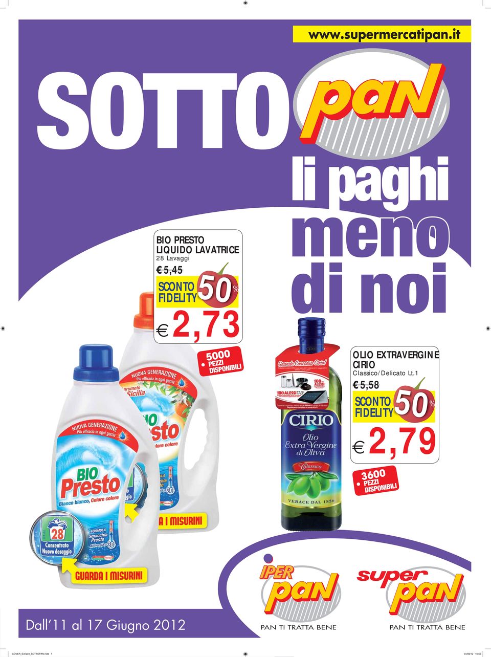 FIDELITY50 2,73 meno di noi 5000 OLIO EXTRAVERGINE CIRIO